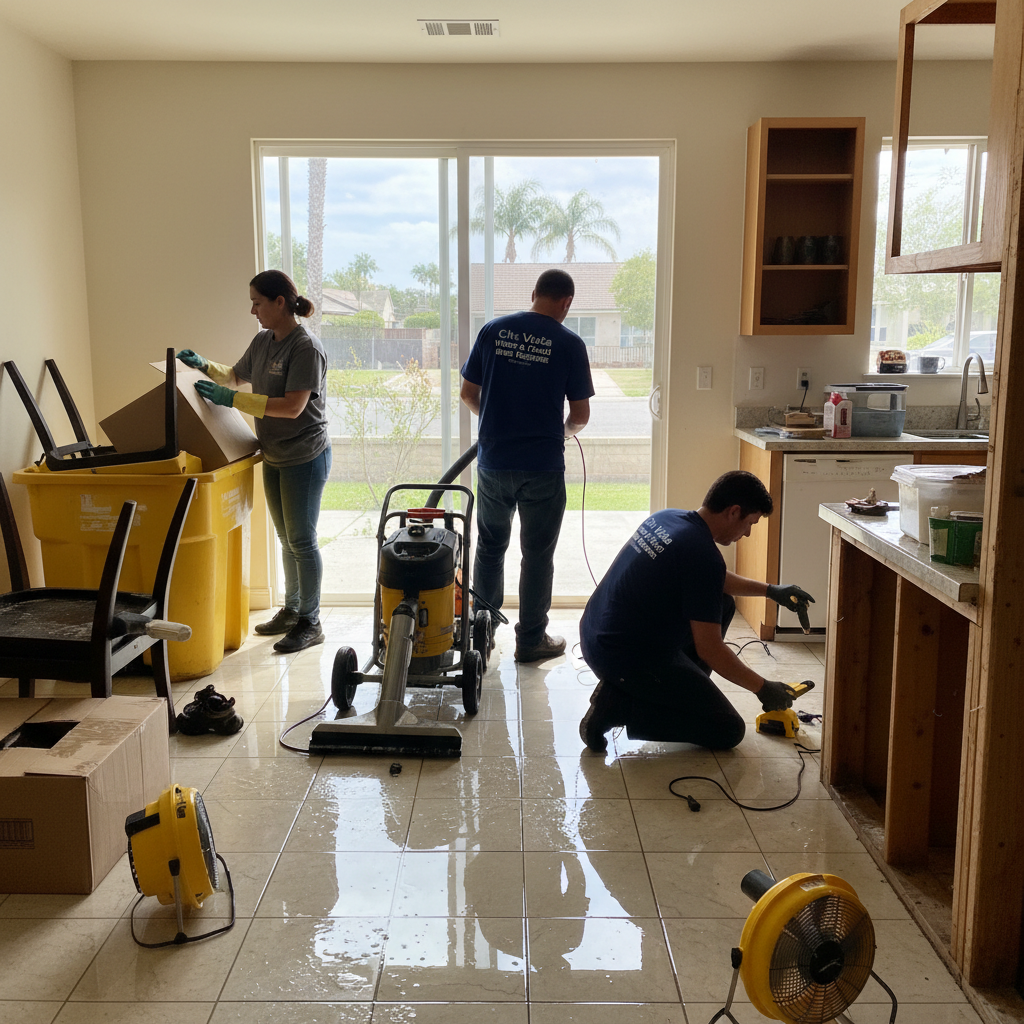 Water Damage Restoration work by Chula Vista Water Damage Restoration in Chula Vista